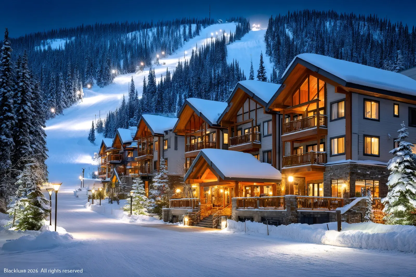 Blacklux executive chauffeur service for WEF Davos 2027 in the Swiss Alps